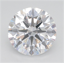Lab Grown Diamond 5.21 Carats, Round with Excellent Cut, E Color, VVS2 Clarity and Certified by GIA