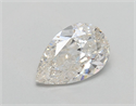 Natural Diamond 0.70 Carats, Pear with  Cut, E Color, I1 Clarity and Certified by GIA