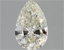 Diamante Natural 0.55 quilates, De pera , Color L, claridad VVS2 y certificado GIA