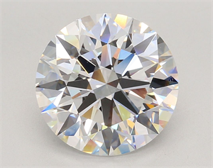 Picture of Lab Grown Diamond 5.56 Carats, Round with Ideal Cut, E Color, VVS2 Clarity and Certified by IGI