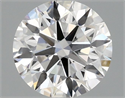 Lab Grown Diamond 1.40 Carats, Round with Ideal Cut, E Color, VS2 Clarity and Certified by IGI