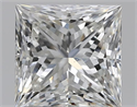 Natural Diamond 1.50 Carats, Princess with  Cut, H Color, SI1 Clarity and Certified by GIA