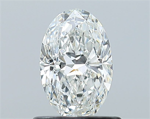 Foto Diamante Natural 0.70 quilates, Ovalado , Color G, claridad SI2 y certificado GIA de