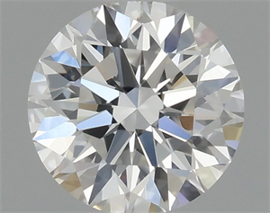 Picture of Natural Diamond 0.40 Carats, Round with Excellent Cut, F Color, VS2 Clarity and Certified by GIA