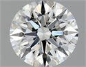 Natural Diamond 0.73 Carats, Round with Excellent Cut, E Color, VVS1 Clarity and Certified by GIA