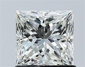 Picture of Natural Diamond 1.00 Carats, Princess with  Cut, I Color, VS2 Clarity and Certified by GIA