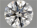 Natural Diamond 0.75 Carats, Round with Excellent Cut, G Color, VVS2 Clarity and Certified by GIA