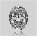 Natural Diamond 1.51 Carats, Oval with  Cut, G Color, SI1 Clarity and Certified by GIA