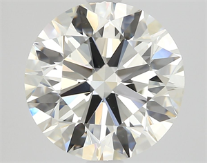 Picture of Natural Diamond 2.01 Carats, Round with Excellent Cut, J Color, SI1 Clarity and Certified by GIA