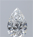 Diamante Natural 0.40 quilates, De pera , Color E, claridad IF y certificado GIA