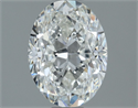 Natural Diamond 1.40 Carats, Oval with  Cut, G Color, SI1 Clarity and Certified by GIA
