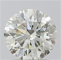 Natural Diamond 1.30 Carats, Round with Excellent Cut, L Color, I1 Clarity and Certified by GIA