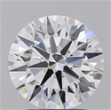 Lab Grown Diamond 1.96 Carats, Round with Ideal Cut, E Color, IF Clarity and Certified by IGI