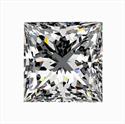 Diamante Natural 0.40 quilates, Princesa , Color H, claridad VS2 y certificado GIA