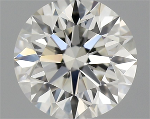 Picture of Natural Diamond 0.76 Carats, Round with Excellent Cut, G Color, IF Clarity and Certified by IGI