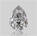 Natural Diamond 1.01 Carats, Pear with  Cut, F Color, SI2 Clarity and Certified by GIA