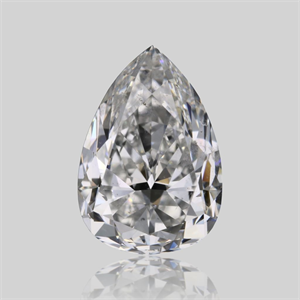 Picture of Natural Diamond 1.01 Carats, Pear with  Cut, F Color, SI2 Clarity and Certified by GIA