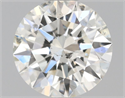 Natural Diamond 0.51 Carats, Round with Excellent Cut, I Color, SI2 Clarity and Certified by GIA