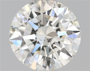 Picture of Natural Diamond 0.51 Carats, Round with Excellent Cut, I Color, SI2 Clarity and Certified by GIA