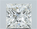 Natural Diamond 1.02 Carats, Princess with  Cut, H Color, VS1 Clarity and Certified by GIA