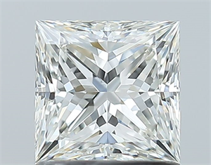 Picture of Natural Diamond 1.02 Carats, Princess with  Cut, H Color, VS1 Clarity and Certified by GIA