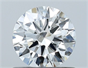 Diamante Natural 0.70 quilates, Redondo , Color F, claridad SI1 y certificado GIA