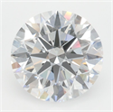Lab Grown Diamond 2.79 Carats, Round with Excellent Cut, D Color, VVS2 Clarity and Certified by GIA