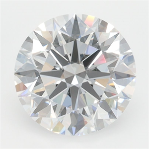 Picture of Lab Grown Diamond 2.79 Carats, Round with Excellent Cut, D Color, VVS2 Clarity and Certified by GIA