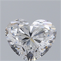 Natural Diamond 1.01 Carats, Heart with  Cut, D Color, VS2 Clarity and Certified by GIA
