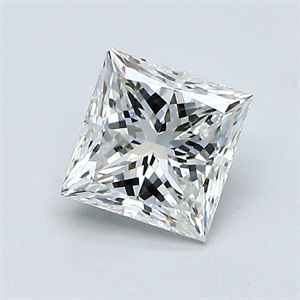 Foto Diamante Natural 1.01 quilates, Princesa , Color G, claridad VS2 y certificado GIA de