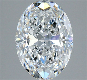 Picture of Natural Diamond 1.20 Carats, Oval with  Cut, D Color, VVS2 Clarity and Certified by GIA