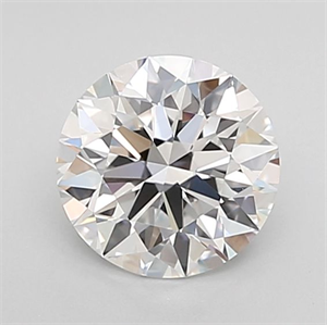 Picture of Lab Grown Diamond 1.03 Carats, Round with Ideal Cut, D Color, VVS2 Clarity and Certified by IGI