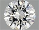 Diamante Natural 0.44 quilates, Redondo , Color F, claridad VVS1 y certificado GIA