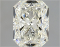Natural Diamond 1.01 Carats, Radiant with  Cut, K Color, SI2 Clarity and Certified by GIA