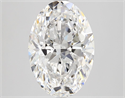Natural Diamond 3.01 Carats, Oval with  Cut, D Color, VS2 Clarity and Certified by GIA