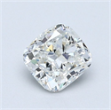 Diamante Natural 0.81 quilates, Del cojín , Color H, claridad SI1 y certificado GIA