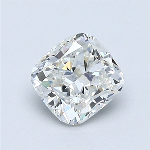 Foto Diamante Natural 0.81 quilates, Del cojín , Color H, claridad SI1 y certificado GIA de