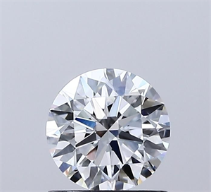 Picture of Lab Grown Diamond 0.89 Carats, Round with Ideal Cut, D Color, VVS2 Clarity and Certified by IGI