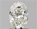 Natural Diamond 1.00 Carats, Oval with  Cut, I Color, SI1 Clarity and Certified by GIA