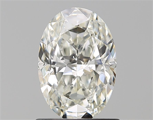 Picture of Natural Diamond 1.00 Carats, Oval with  Cut, I Color, SI1 Clarity and Certified by GIA