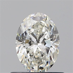 Picture of Natural Diamond 0.52 Carats, Oval with  Cut, H Color, VVS2 Clarity and Certified by GIA