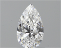 Diamante Natural 0.70 quilates, De pera , Color D, claridad VS1 y certificado GIA