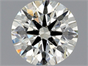 Natural Diamond 0.80 Carats, Round with Excellent Cut, L Color, SI2 Clarity and Certified by GIA