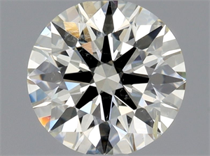 Picture of Natural Diamond 0.80 Carats, Round with Excellent Cut, L Color, SI2 Clarity and Certified by GIA