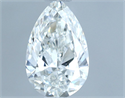 Diamante Natural 0.50 quilates, De pera , Color F, claridad VVS1 y certificado IGI