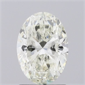 Diamante Natural 1.20 quilates, Ovalado , Color K, claridad SI2 y certificado GIA