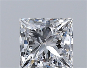 Picture of Natural Diamond 0.35 Carats, Princess with  Cut, E Color, VS1 Clarity and Certified by GIA