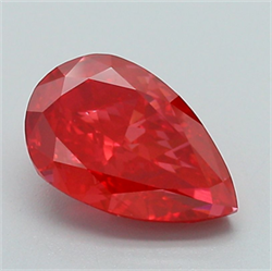 Picture of Lab Grown Diamond 2.03 Carats, Pear with  Cut, Fancy Vivid Pink Color, VS1 Clarity and Certified by IGI