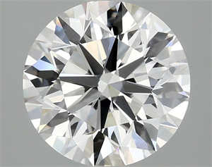Picture of Lab Grown Diamond 3.05 Carats, Round with Excellent Cut, E Color, VVS2 Clarity and Certified by IGI
