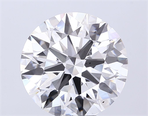 Picture of Lab Grown Diamond 8.81 Carats, Round with Ideal Cut, G Color, VS2 Clarity and Certified by IGI